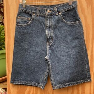 Vintage Faded Glory Men's Blue Denim Shorts, Size 30